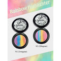 6 Colors Rainbow Eyeshadow Highlighter Powder Makeup Cosmetic Shimmer Eye Shadow Palette Blusher - Oh Yours Fashion - 1