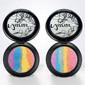 6 Colors Rainbow Eyeshadow Highlighter Powder Makeup Cosmetic Shimmer Eye Shadow Palette Blusher - Oh Yours Fashion - 3