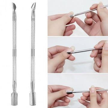 Stainless Steel Nail Cuticle Pusher Spoon Remover Manicure Pedicure Tool - Oh Yours Fashion
