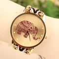 Wool Knitting Strap Elephant Print Watch - Oh Yours Fashion - 7