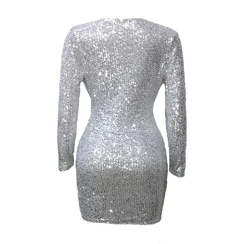 Night Club Glitter Short Dress