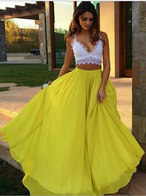 Pure Color High Waist Flared Maxi Skirt - Oh Yours Fashion - 1