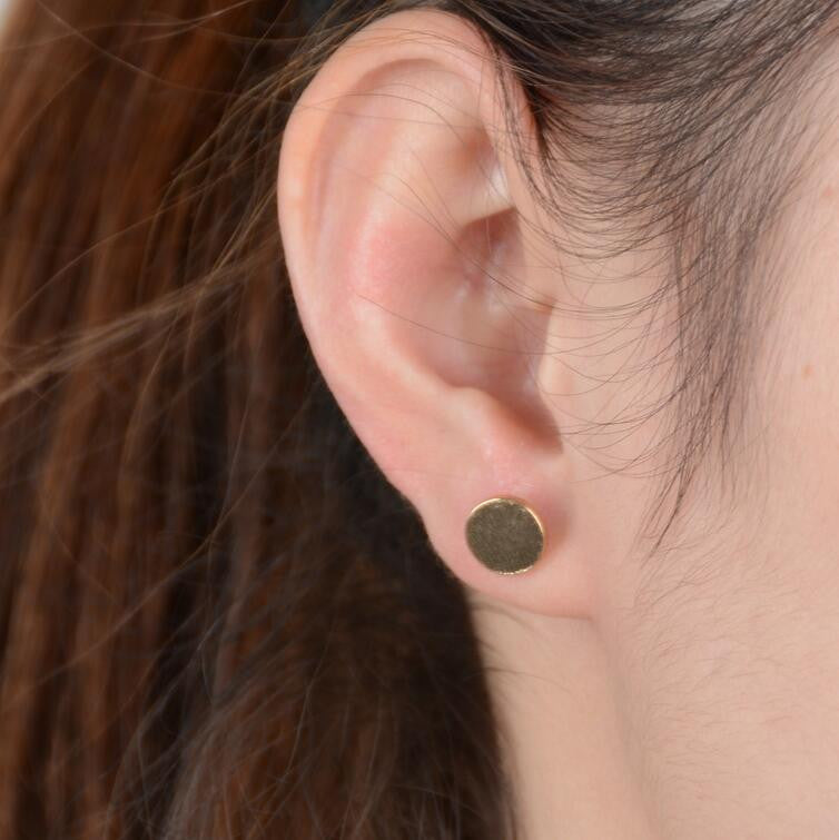 Simple Fashion Disk Element Earrings - Oh Yours Fashion - 1