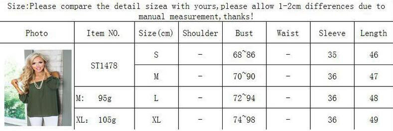Sexy Off Shoulder Long Sleeve Chiffon Elastic Loose Blouse - Oh Yours Fashion - 3