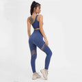 Yoga One Shoulder Tank Top High Waist Bodycon Skinny Pant Sets