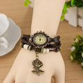 Retro Style Rose Pendant Multilayer Watch - Oh Yours Fashion - 7