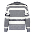 Patchwork Striped Pullover Sweater