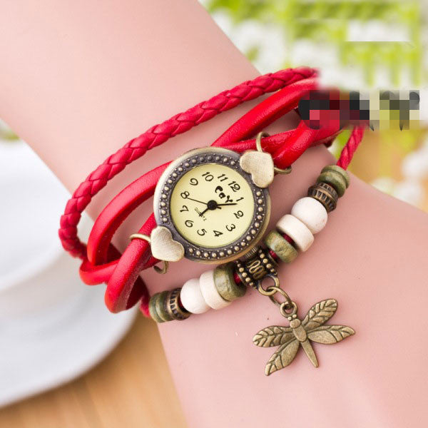 Dragonfly Decorate Multilayer Watch - Oh Yours Fashion - 5