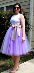 Beautiful Multi-layer Pure Color A-line Tulle Skirt - Oh Yours Fashion - 1