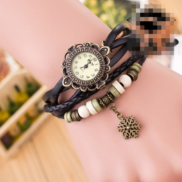 Fashion Snowflake Multilayer Watch - Oh Yours Fashion - 1