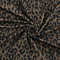 Puff Sleeve Leopard Bodycon Dress