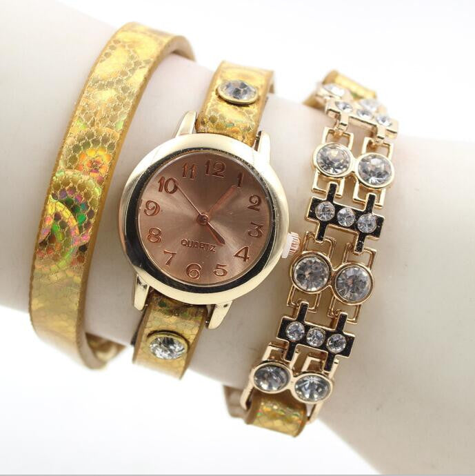 Personality Crystal Patchwork Watch - Oh Yours Fashion - 5