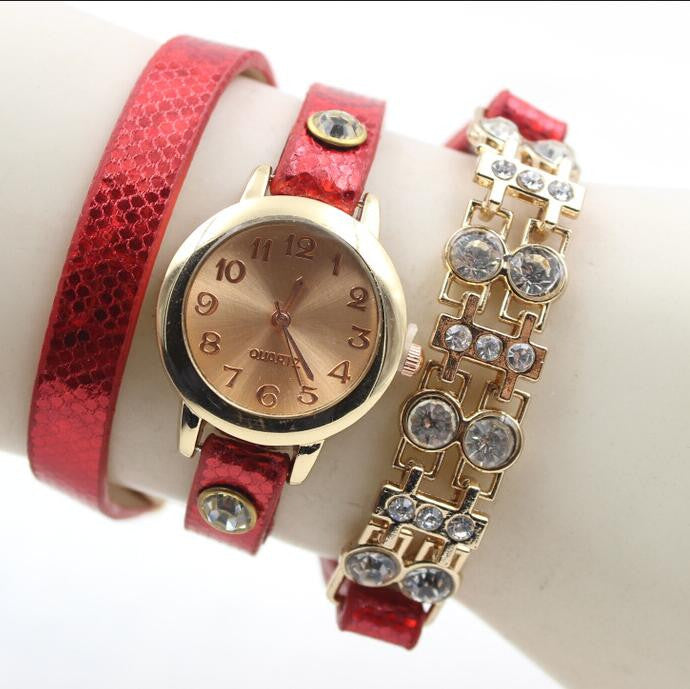 Personality Crystal Patchwork Watch - Oh Yours Fashion - 3
