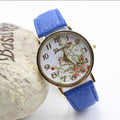 Classic Flower Print Leather Watch - Oh Yours Fashion - 4