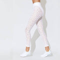 Lace Long Sleeve High Waist Bodycon Skinny See Through Pant Sets