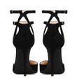 Party Color Block Pointed Toe High Heel Sandals