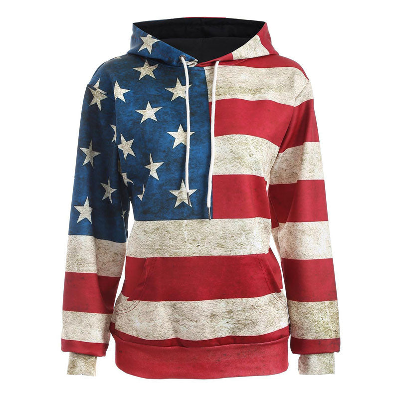 The Flag Of United States 3D Digital Printing Hoodie - Oh Yours Fashion - 2