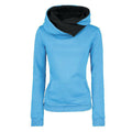 Long Sleeves High Neck Hoodies - OhYoursFashion - 2