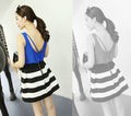 High Waist Stripe Mini Skirt - OhYoursFashion - 4