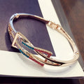 Simple Fashion Crystal Geometric Shape Women's Bracelet - Oh Yours Fashion - 4